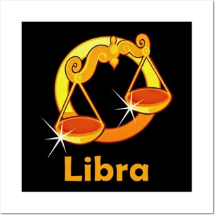 Libra zodiac sign Posters and Art